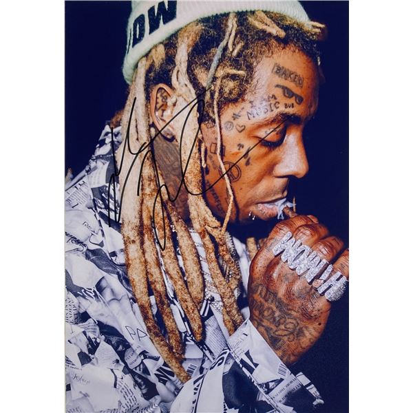 Autograph Signed  Lil Wayne Photo