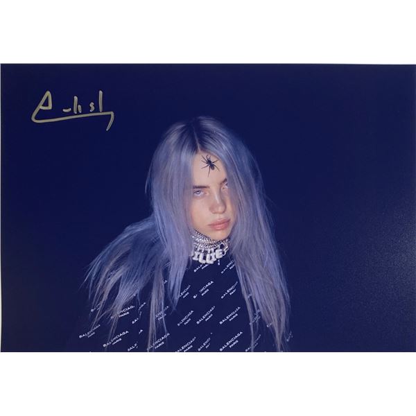 Autograph Signed  Billie Eilish Photo