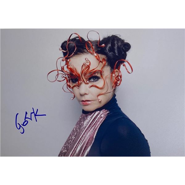Autograph Signed  Björk Photo
