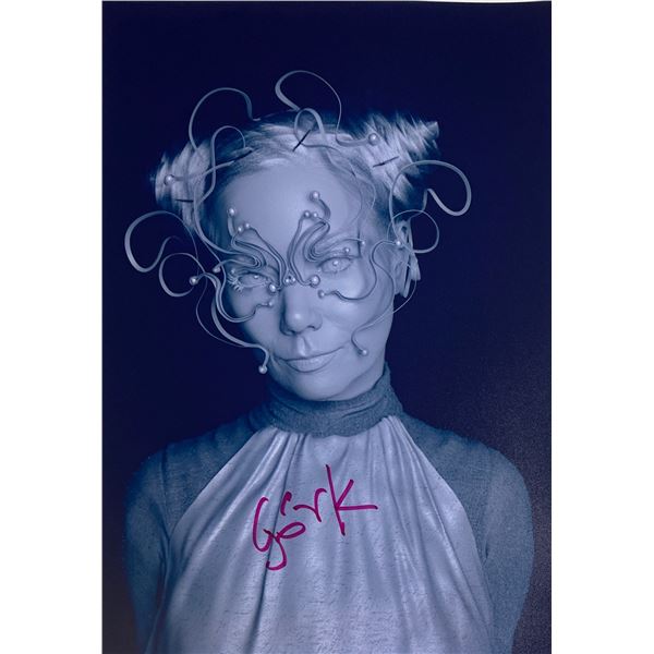 Autograph Signed  Björk Photo