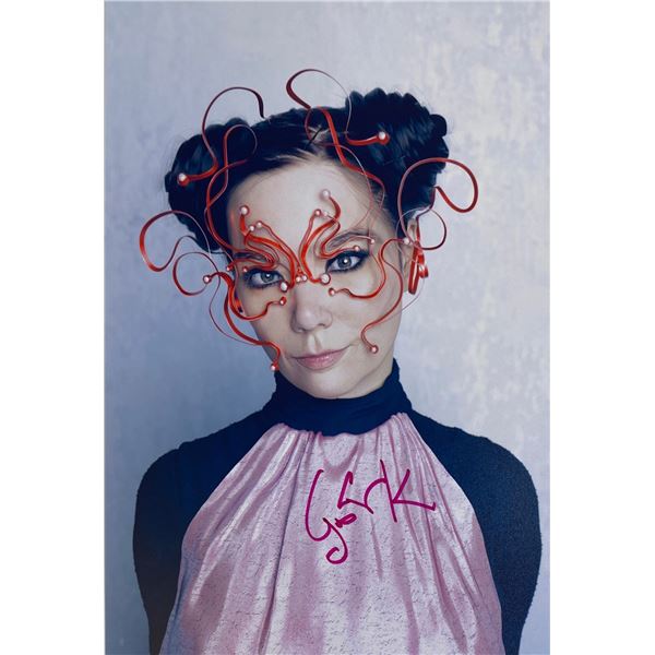 Autograph Signed  Björk Photo