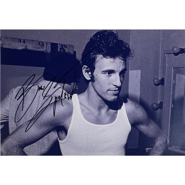 Autograph Signed  Bruce Springsteen Photo