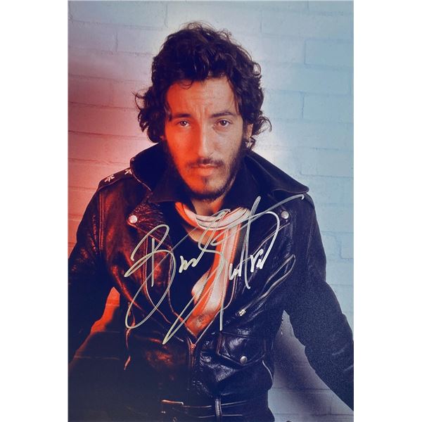 Autograph Signed  Bruce Springsteen Photo