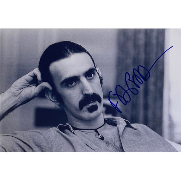 Autograph Signed  Frank Zappa Photo