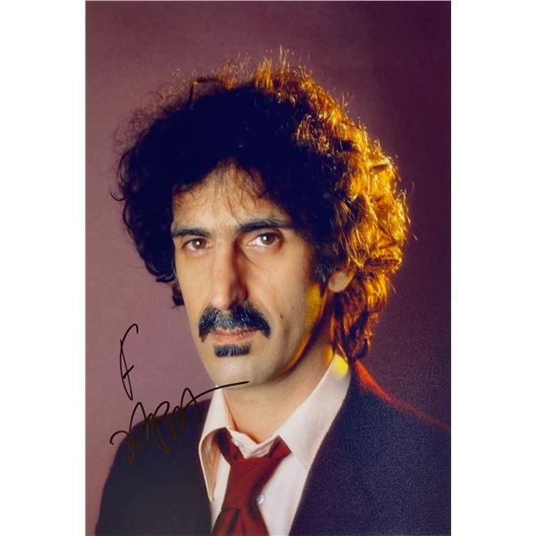Autograph Signed  Frank Zappa Photo