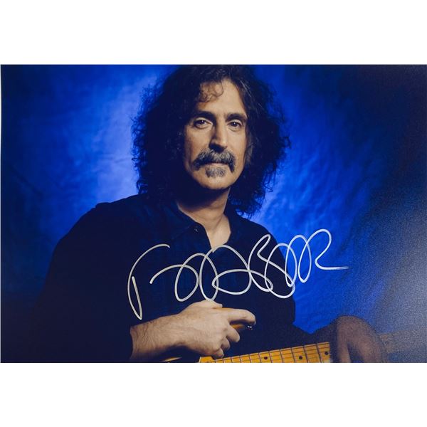 Autograph Signed  Frank Zappa Photo