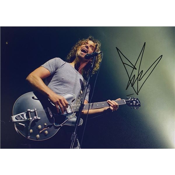 Autograph Signed  Chris Cornell Photo