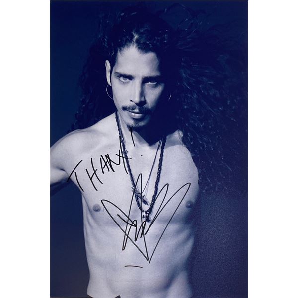Autograph Signed  Chris Cornell Photo