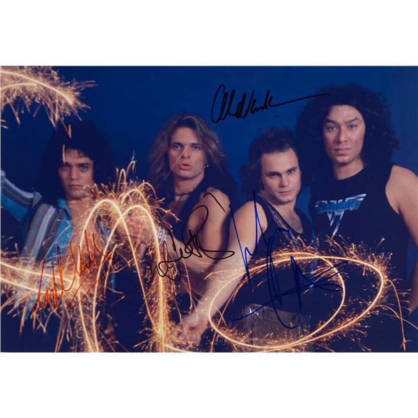 Autograph Signed  Van Halen Photo