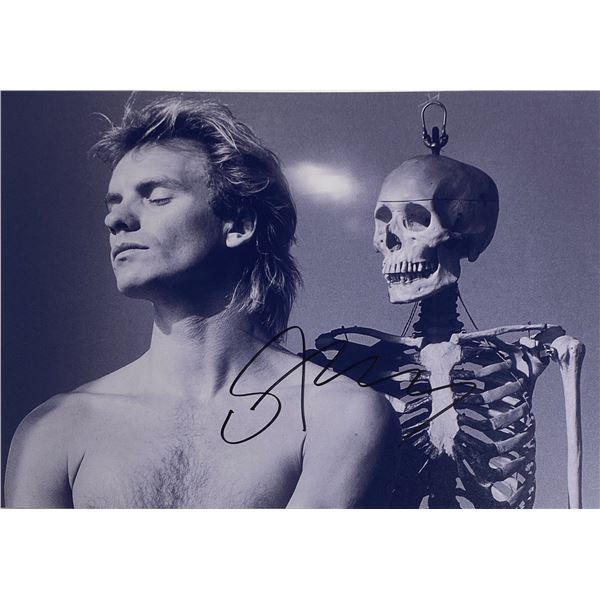 Autograph Signed  Sting Photo