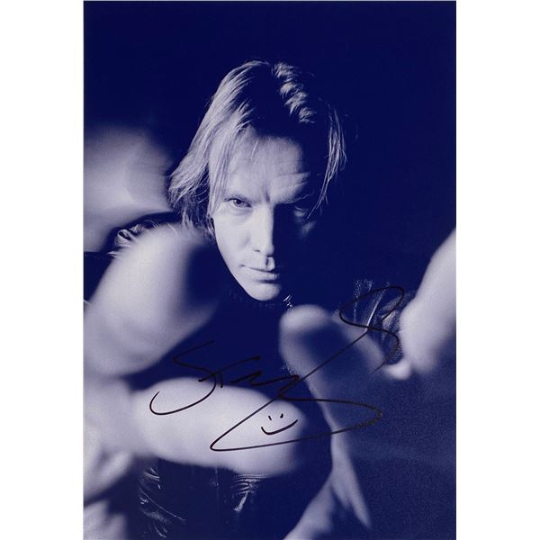 Autograph Signed  Sting Photo