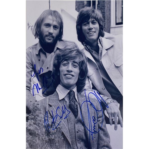 Autograph Signed  Bee Gees Photo