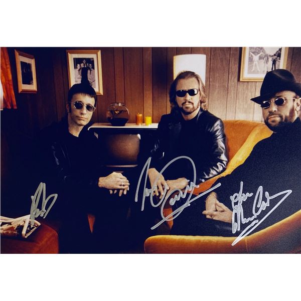 Autograph Signed  Bee Gees Photo