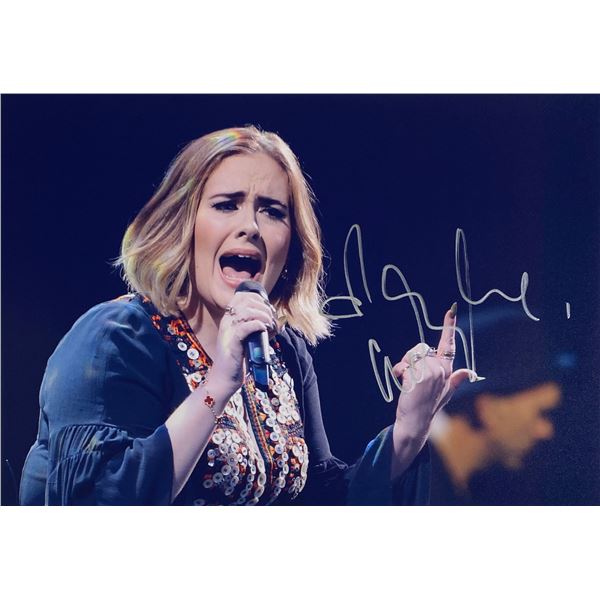 Autograph Signed  Adele Photo