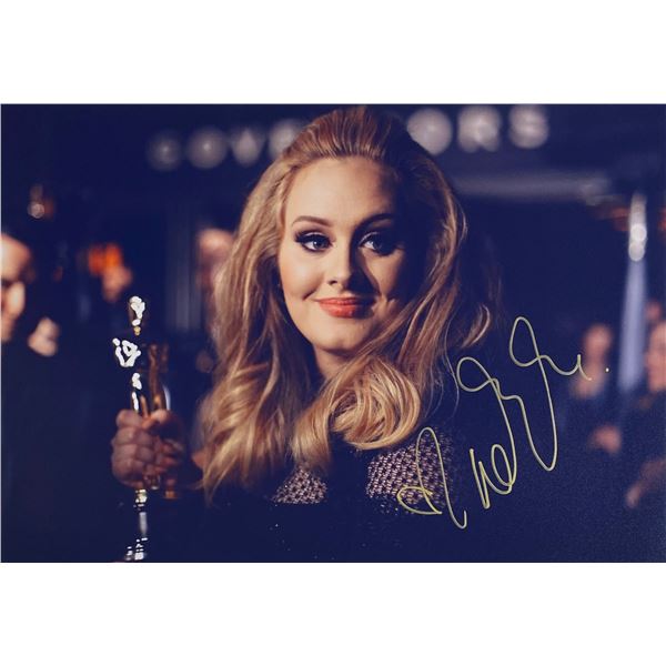 Autograph Signed  Adele Photo