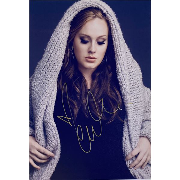 Autograph Signed  Adele Photo