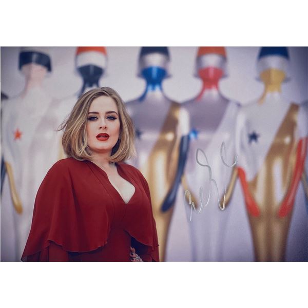 Autograph Signed  Adele Photo