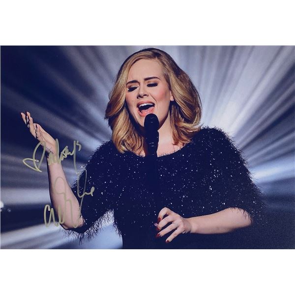 Autograph Signed  Adele Photo