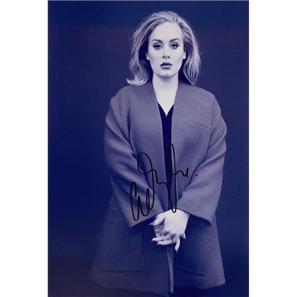 Autograph Signed  Adele Photo