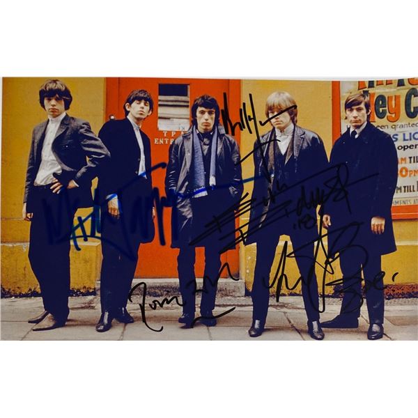 Autograph Signed  Rolling Stones Photo