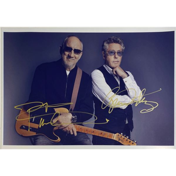 Autograph Signed  The Who Photo