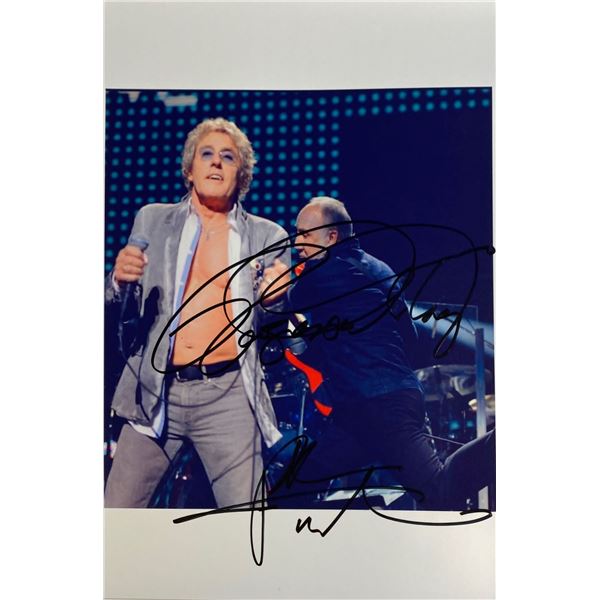 Autograph Signed  The Who Photo