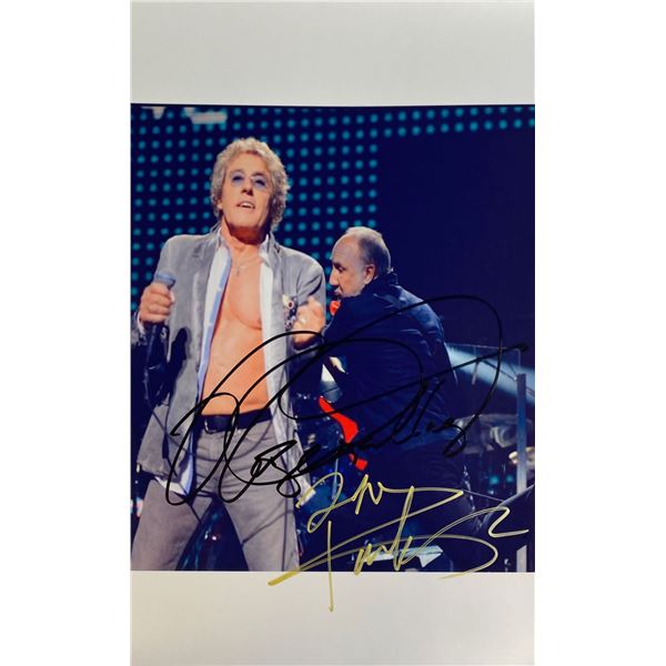 Autograph Signed  The Who Photo