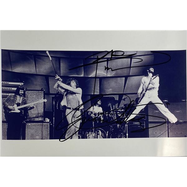 Autograph Signed  The Who Photo