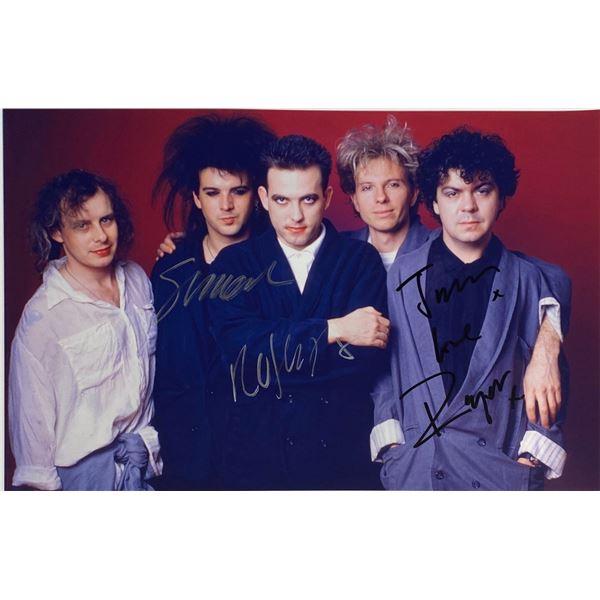 Autograph Signed  The Cure Photo