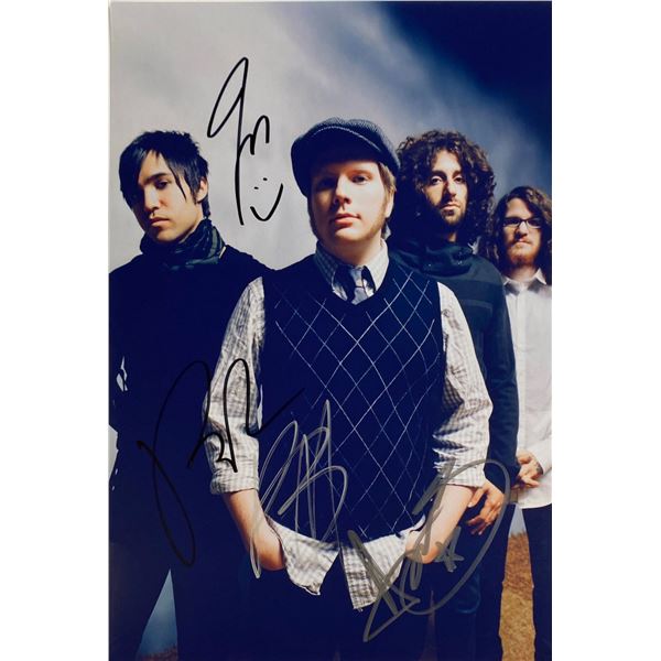 Autograph Signed  Fall Out Boy Photo