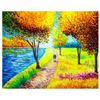 Image 1 : Svyatoslav Shyrochuk- Original Oil on Canvas "Walking By The River"