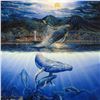 Image 2 : Robert Lyn Nelson, "Two Worlds Today" Limited Edition Mixed Media, Numbered and Hand Signed with Let