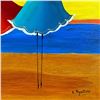 Image 2 : Ester Myatlov Hand Signed Original Painting on Wood Panel with Letter of Authenticity.