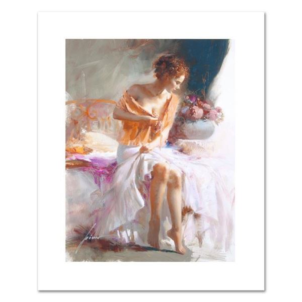 Pino (1939-2010), "Spring Flower" Hand Signed Limited Edition on Canvas with Certificate of Authenti