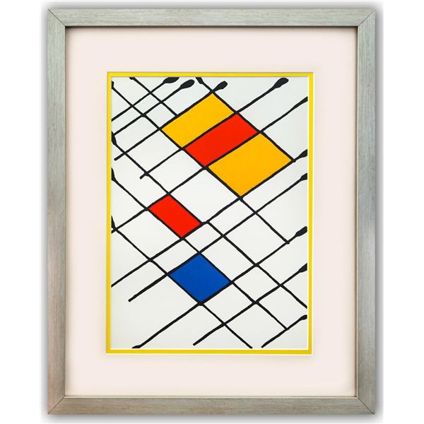 Alexander Calder- Lithograph "DLM156 - Damier"