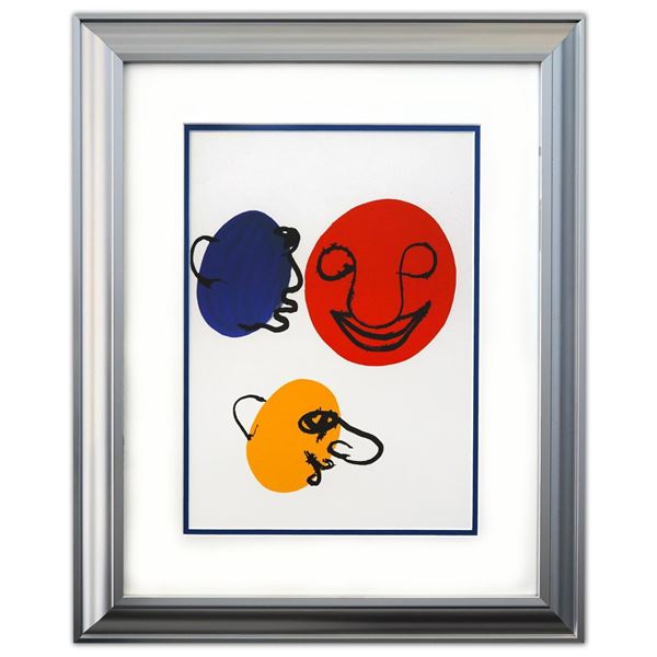 Alexander Calder- Lithograph "DLM221 - VISAGES"