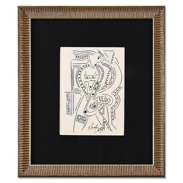 Neal Doty (1941-2016), Framed Hand Signed Print with Letter of Authenticity.