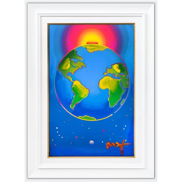 Peter Max- Original Mixed Media "Earth"