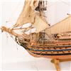 Image 3 : Military Three Mast Fully Rigged Wooden Model Ship