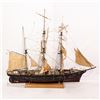 Image 2 : Large Three Mast Fully Rigged Wooden Model Ship