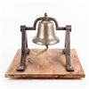 Image 2 : Nautical Bronze Bell on Cast Iron Stand