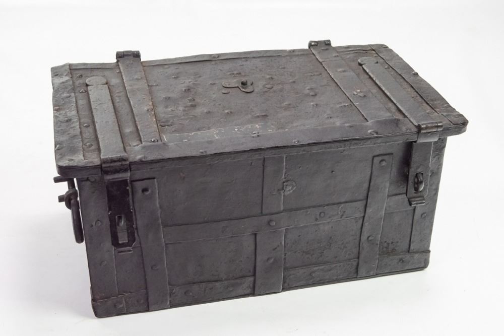 Ww2 Strong Box Iron Strongbox Hand Forged