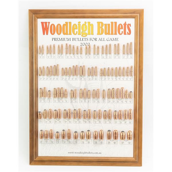 Woodleigh Numbered/Limited Edition Bullet Display