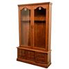 Image 1 : 12 Position Wood and Glass Locking Gun Cabinet