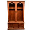 Image 2 : 12 Position Wood and Glass Locking Gun Cabinet