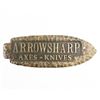 Image 1 : Bronze Cast Arrowsharp Advertising Sign