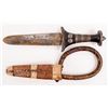 Image 1 : Sudanese Double Edged Arm Dagger w/Sheath