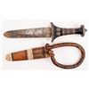 Image 2 : Sudanese Double Edged Arm Dagger w/Sheath