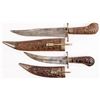 Image 2 : Indian Daggers w/Sheaths 3Pcs