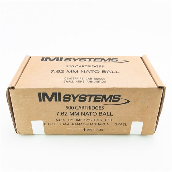500RDS IMI 7.62 Nato Ammo